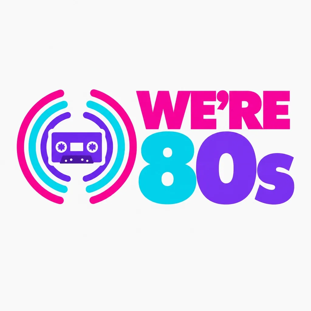 WE'RE 80s logo